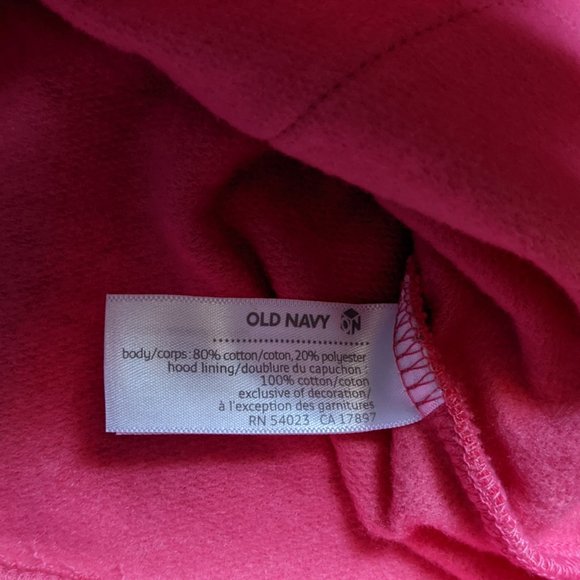 [KIDS 2/$30] NWT Baby Girl (12-18M) - OLD NAVY Cinched Waist Button up Hoodie - Picture 9 of 9